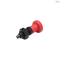 Elesa Black-oxide steel plunger, with locking nut, PMT.100-6-1/2-20-AK-C6 PMT.100-AK (inch sizes)